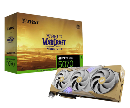 Karta graficzna MSI GeForce RTX 5070 12G WoW Midnight Light Edition OC